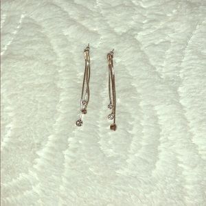 silver earrings